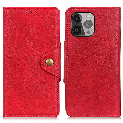 Coque Portefeuille Livre Cuir Etui Clapet A05 pour Apple iPhone 14 Pro Max Rouge