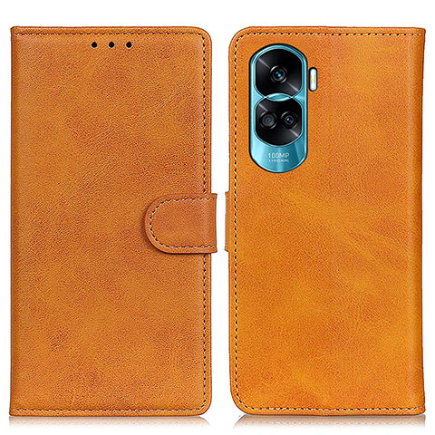 Coque Portefeuille Livre Cuir Etui Clapet A05D pour Huawei Honor 90 Lite 5G Marron