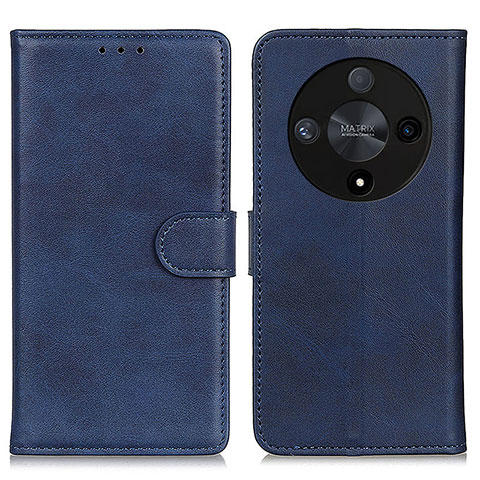 Coque Portefeuille Livre Cuir Etui Clapet A05D pour Huawei Honor X9b 5G Bleu