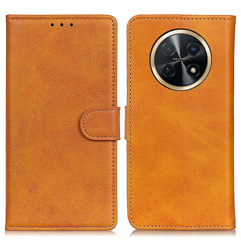 Coque Portefeuille Livre Cuir Etui Clapet A05D pour Huawei Nova Y91 Marron