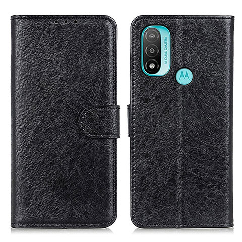 Coque Portefeuille Livre Cuir Etui Clapet A05D pour Motorola Moto E20 Noir