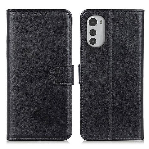 Coque Portefeuille Livre Cuir Etui Clapet A05D pour Motorola Moto E32s Noir