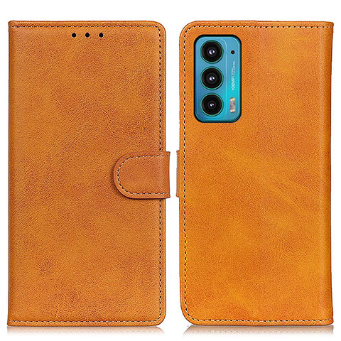 Coque Portefeuille Livre Cuir Etui Clapet A05D pour Motorola Moto Edge 20 5G Marron