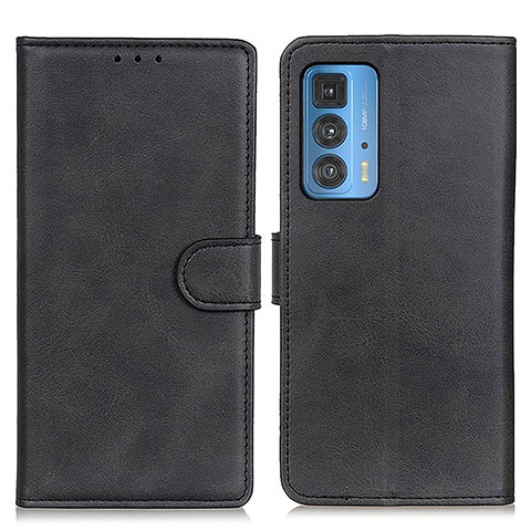 Coque Portefeuille Livre Cuir Etui Clapet A05D pour Motorola Moto Edge 20 Pro 5G Noir