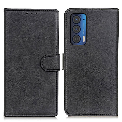 Coque Portefeuille Livre Cuir Etui Clapet A05D pour Motorola Moto Edge (2021) 5G Noir