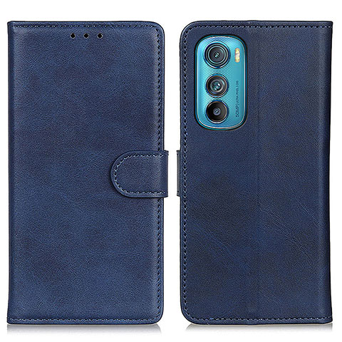 Coque Portefeuille Livre Cuir Etui Clapet A05D pour Motorola Moto Edge 30 5G Bleu