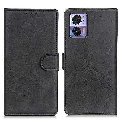 Coque Portefeuille Livre Cuir Etui Clapet A05D pour Motorola Moto Edge 30 Lite 5G Noir