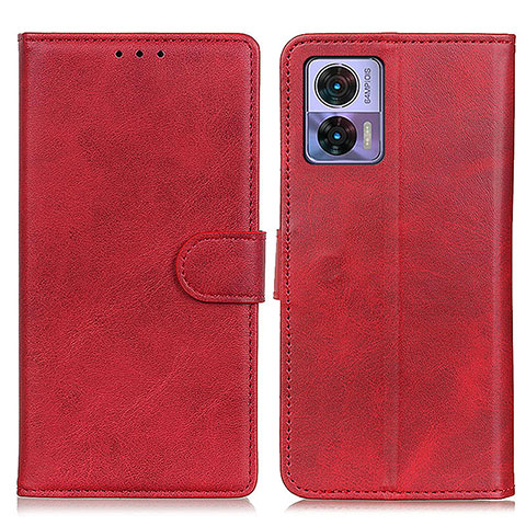 Coque Portefeuille Livre Cuir Etui Clapet A05D pour Motorola Moto Edge 30 Neo 5G Rouge