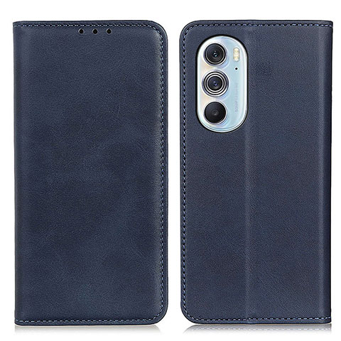 Coque Portefeuille Livre Cuir Etui Clapet A05D pour Motorola Moto Edge 30 Pro 5G Bleu