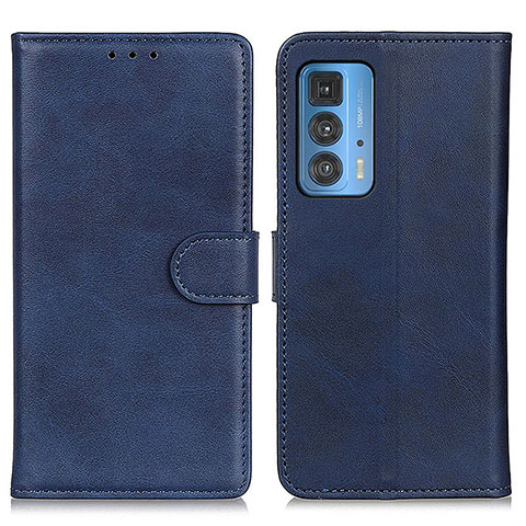 Coque Portefeuille Livre Cuir Etui Clapet A05D pour Motorola Moto Edge S Pro 5G Bleu