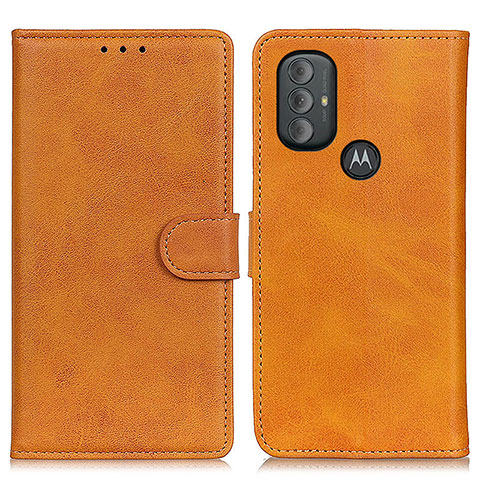 Coque Portefeuille Livre Cuir Etui Clapet A05D pour Motorola Moto G Play (2023) Marron