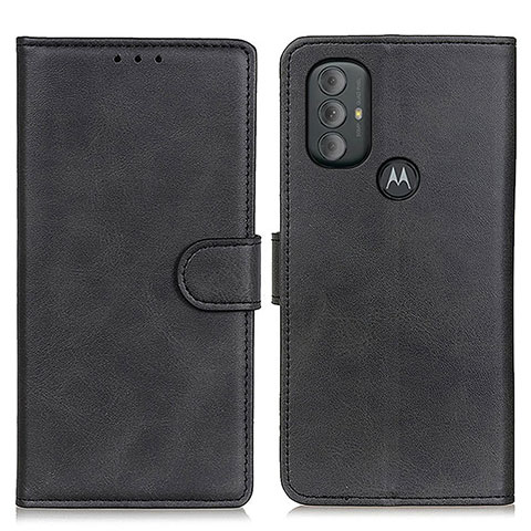 Coque Portefeuille Livre Cuir Etui Clapet A05D pour Motorola Moto G Play Gen 2 Noir