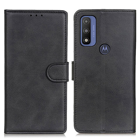 Coque Portefeuille Livre Cuir Etui Clapet A05D pour Motorola Moto G Pure Noir