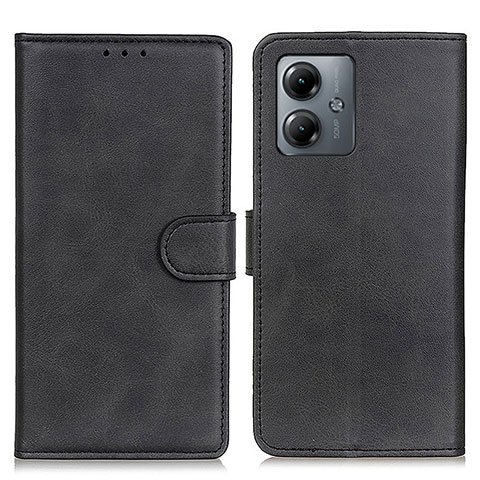 Coque Portefeuille Livre Cuir Etui Clapet A05D pour Motorola Moto G14 Noir