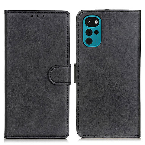 Coque Portefeuille Livre Cuir Etui Clapet A05D pour Motorola Moto G22 Noir