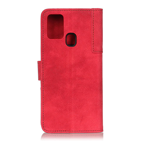 Coque Portefeuille Livre Cuir Etui Clapet A05D pour Motorola Moto G31 Rouge