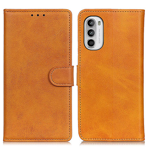 Coque Portefeuille Livre Cuir Etui Clapet A05D pour Motorola MOTO G52 Marron