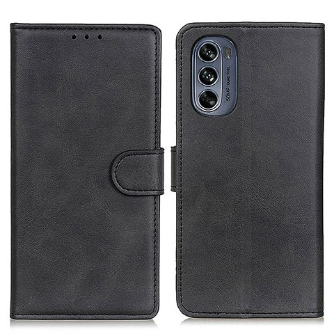 Coque Portefeuille Livre Cuir Etui Clapet A05D pour Motorola Moto G62 5G Noir