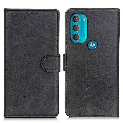 Coque Portefeuille Livre Cuir Etui Clapet A05D pour Motorola Moto G71 5G Noir