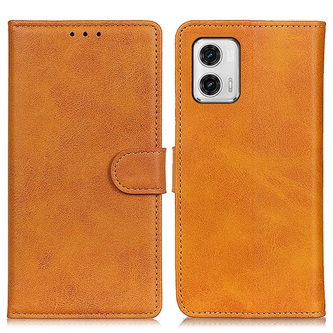 Coque Portefeuille Livre Cuir Etui Clapet A05D pour Motorola Moto G73 5G Marron