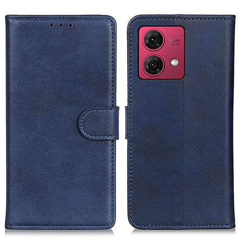 Coque Portefeuille Livre Cuir Etui Clapet A05D pour Motorola Moto G84 5G Bleu