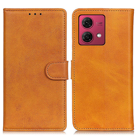 Coque Portefeuille Livre Cuir Etui Clapet A05D pour Motorola Moto G84 5G Marron