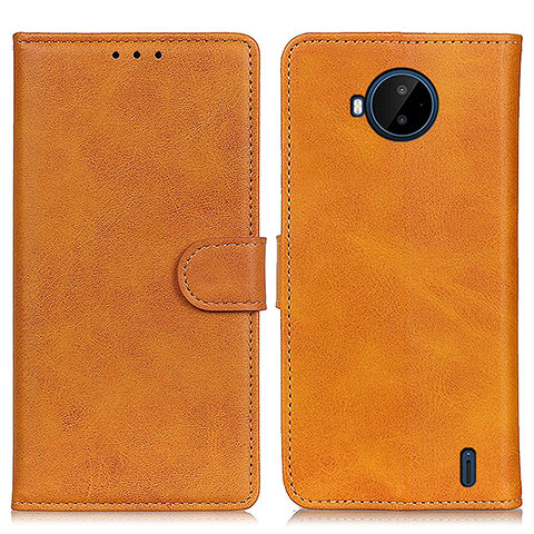 Coque Portefeuille Livre Cuir Etui Clapet A05D pour Nokia C20 Plus Marron