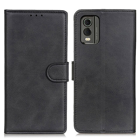 Coque Portefeuille Livre Cuir Etui Clapet A05D pour Nokia C210 Noir