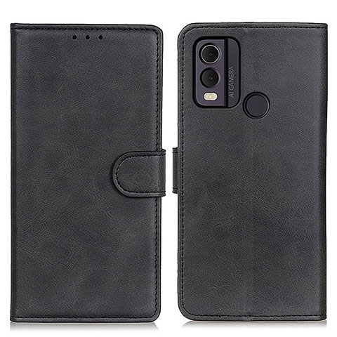 Coque Portefeuille Livre Cuir Etui Clapet A05D pour Nokia C22 Noir