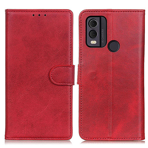 Coque Portefeuille Livre Cuir Etui Clapet A05D pour Nokia C22 Rouge