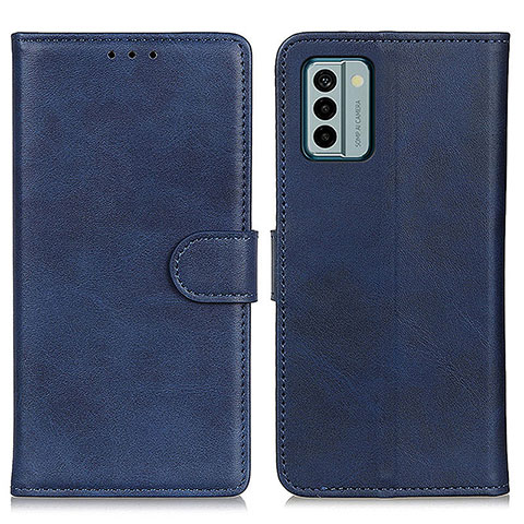 Coque Portefeuille Livre Cuir Etui Clapet A05D pour Nokia G22 Bleu