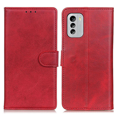 Coque Portefeuille Livre Cuir Etui Clapet A05D pour Nokia G60 5G Rouge