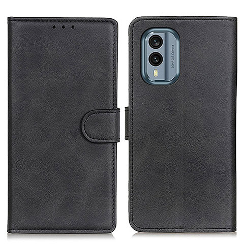 Coque Portefeuille Livre Cuir Etui Clapet A05D pour Nokia X30 5G Noir