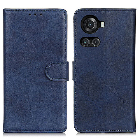 Coque Portefeuille Livre Cuir Etui Clapet A05D pour OnePlus 10R 5G Bleu