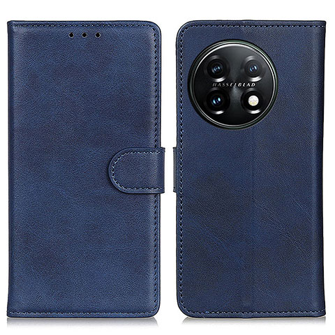 Coque Portefeuille Livre Cuir Etui Clapet A05D pour OnePlus 11 5G Bleu