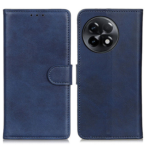 Coque Portefeuille Livre Cuir Etui Clapet A05D pour OnePlus 11R 5G Bleu