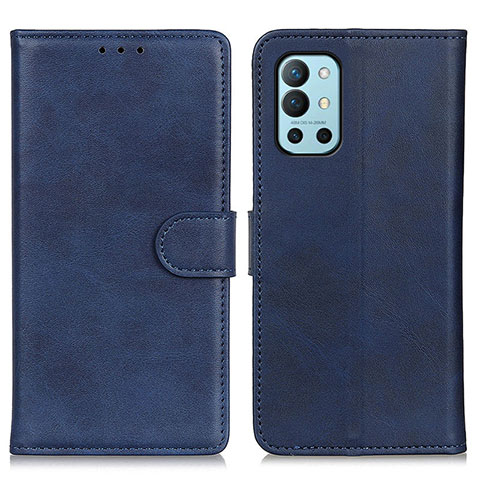 Coque Portefeuille Livre Cuir Etui Clapet A05D pour OnePlus 9R 5G Bleu