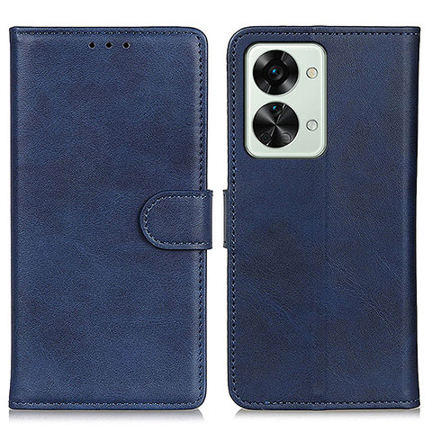 Coque Portefeuille Livre Cuir Etui Clapet A05D pour OnePlus Nord 2T 5G Bleu