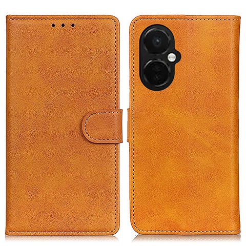 Coque Portefeuille Livre Cuir Etui Clapet A05D pour OnePlus Nord CE 3 Lite 5G Marron