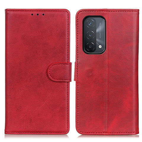 Coque Portefeuille Livre Cuir Etui Clapet A05D pour OnePlus Nord N200 5G Rouge