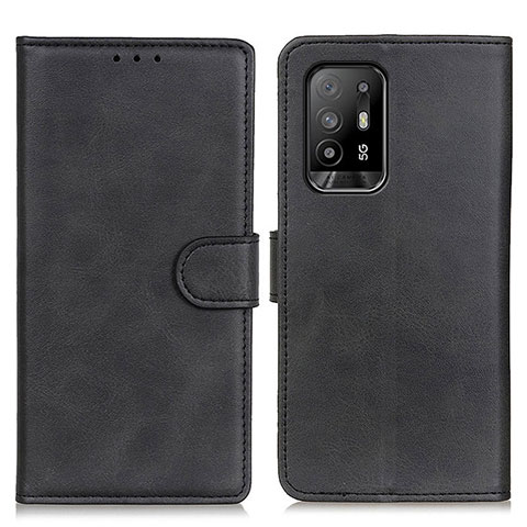 Coque Portefeuille Livre Cuir Etui Clapet A05D pour Oppo A95 5G Noir