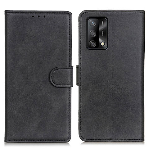 Coque Portefeuille Livre Cuir Etui Clapet A05D pour Oppo F19 Noir