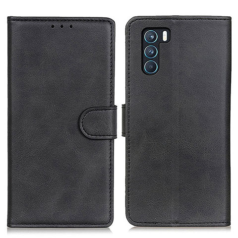 Coque Portefeuille Livre Cuir Etui Clapet A05D pour Oppo K9 Pro 5G Noir