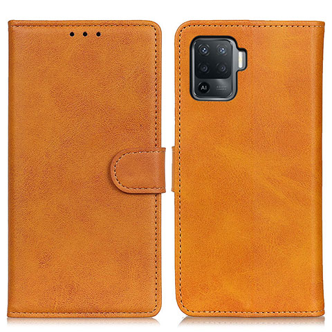 Coque Portefeuille Livre Cuir Etui Clapet A05D pour Oppo Reno5 F Bleu