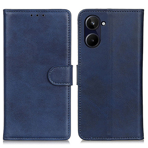 Coque Portefeuille Livre Cuir Etui Clapet A05D pour Realme 10 4G Bleu