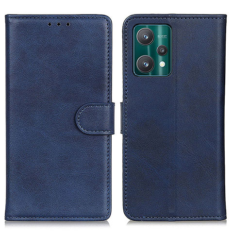 Coque Portefeuille Livre Cuir Etui Clapet A05D pour Realme 9 5G Bleu