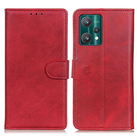 Coque Portefeuille Livre Cuir Etui Clapet A05D pour Realme 9 5G Rouge