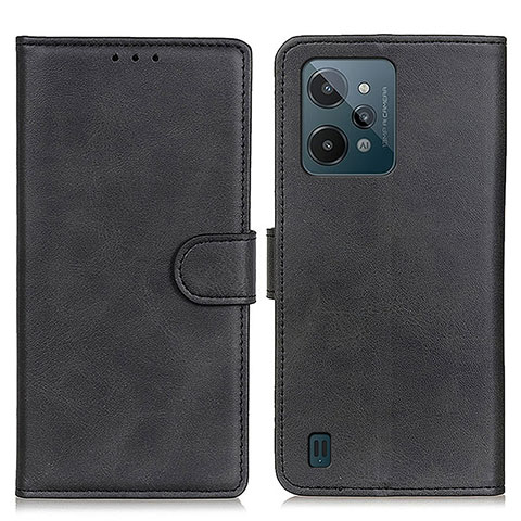 Coque Portefeuille Livre Cuir Etui Clapet A05D pour Realme C31 Noir