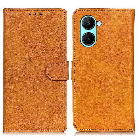 Coque Portefeuille Livre Cuir Etui Clapet A05D pour Realme C33 Marron