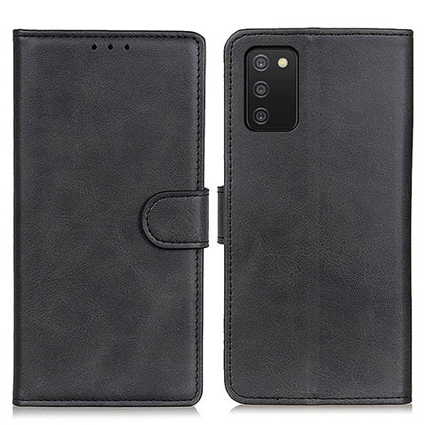 Coque Portefeuille Livre Cuir Etui Clapet A05D pour Samsung Galaxy A02s Noir